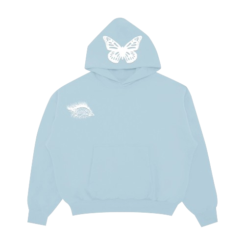 Butterfly Tracksuit Satin Lined Hoodie