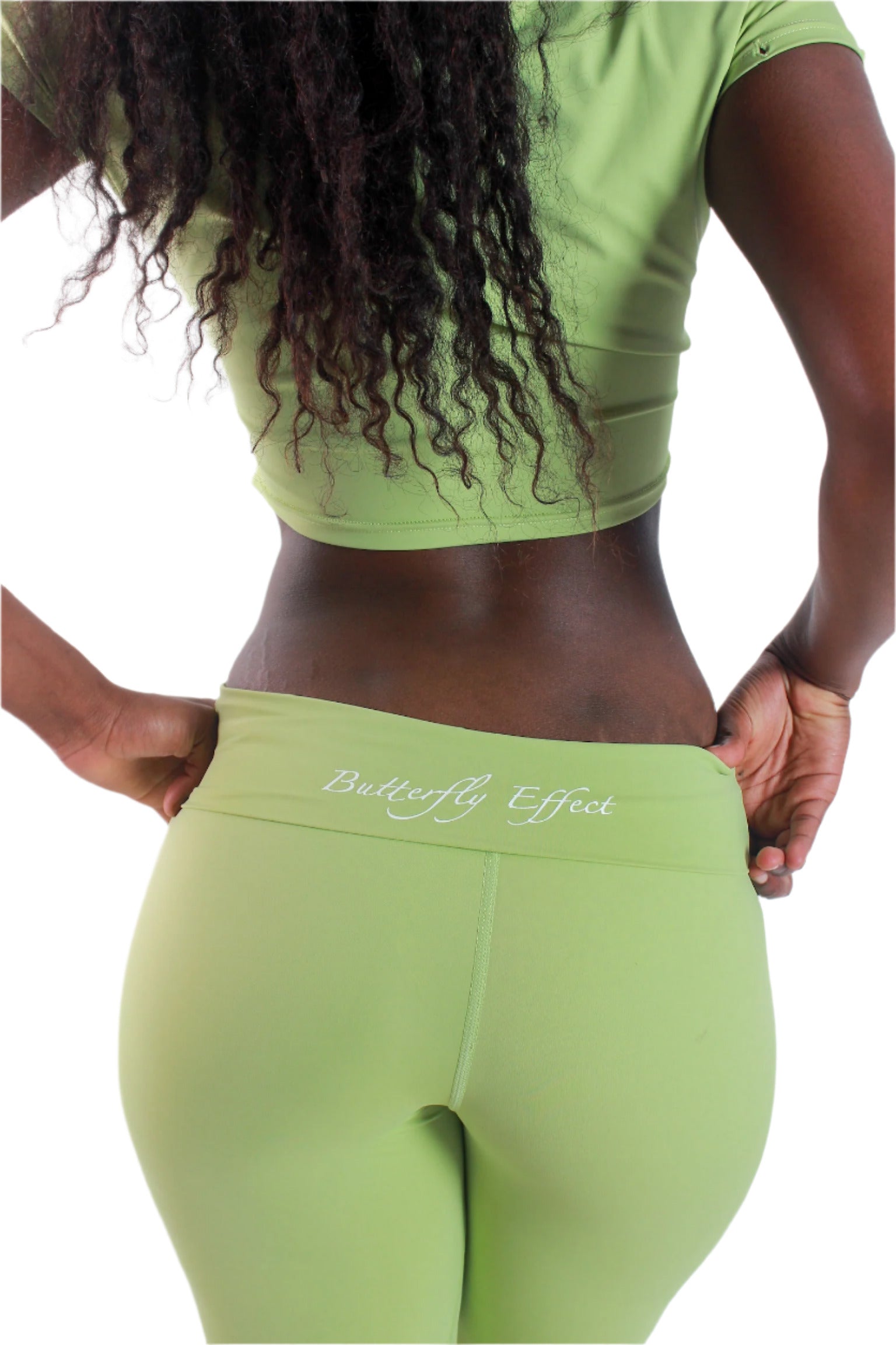 Pistachio Green Flared Pants