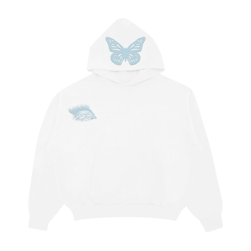 Butterfly Tracksuit Satin Lined Hoodie